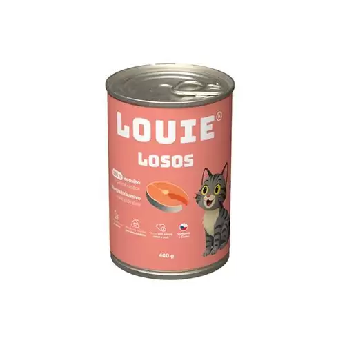 Louie Cat konz. Losos s prebiotiky 400g