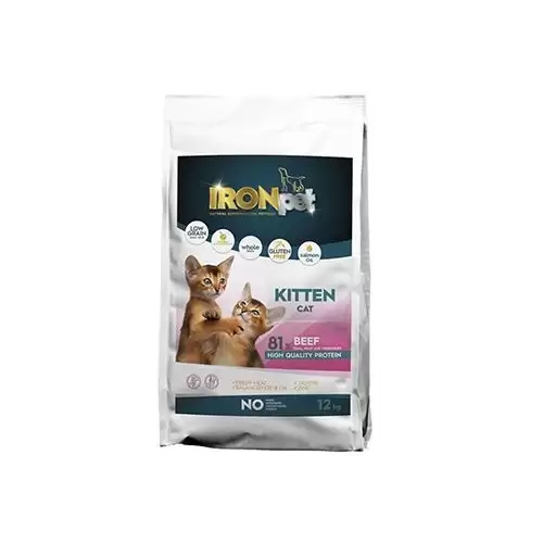 IRONpet Cat Kitten Beef 12kg