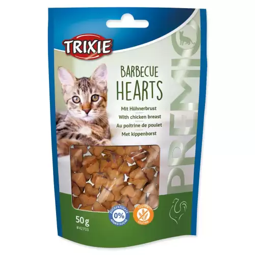 Pochoutka Trixie kuře, srdíčka 50g