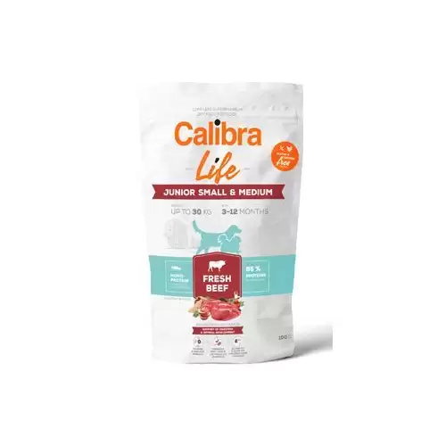 Calibra Dog Life Junior Small&Medium Fresh Beef 100g