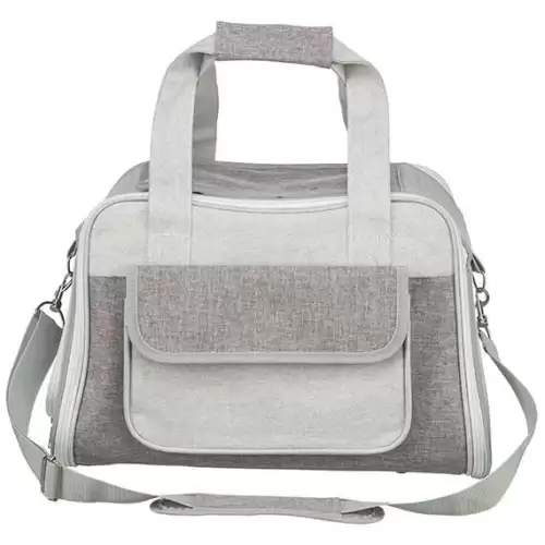 Transportní taška LIBBY, 25 x 27 x 42 cm, do 7 kg, šedá