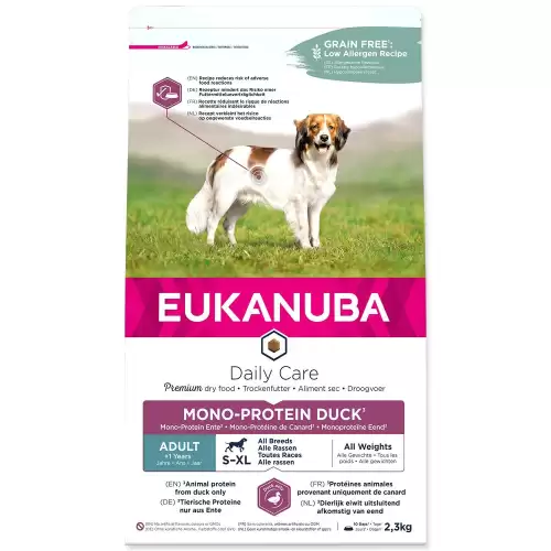 Krmivo EUKANUBA Daily Care Adult Mono Protein Duck 2,3kg