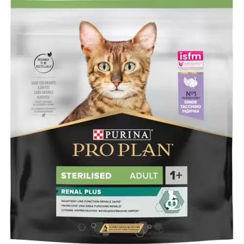  Pro Plan Cat Adult Sterilised Renal Plus krůta 400 g