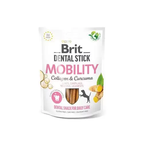 Brit Dog Dental Stick Mobility Curcuma&Collagen 7ks