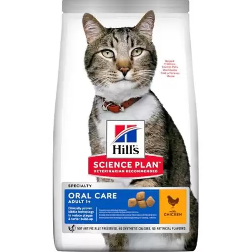  Hill's Science Plan Feline Adult Oral Care Chicken 1,5 kg