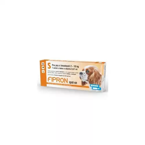 Fipron 67mg Spot-On Dog S sol 1x0,67ml