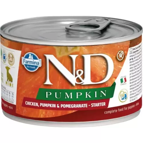  N&D PUMPKIN Dog konz. Lamb, Pumpkin & Blueberry Starter Mini 140 g
