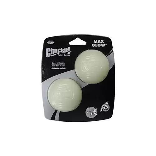 Hračka pes Chuckit Max Glow M 6cm/2ks