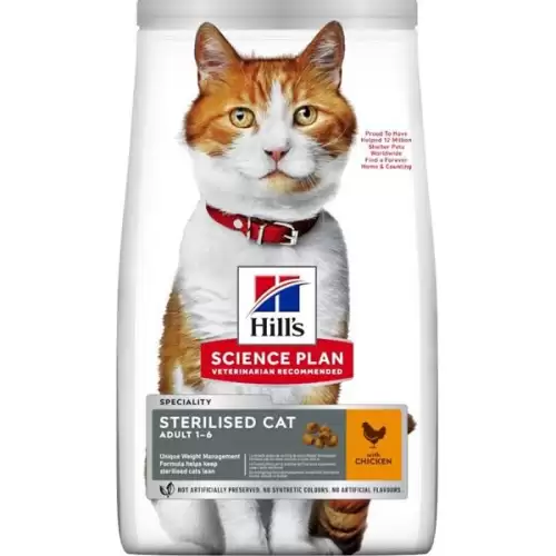  Hill's Science Plan Feline Adult Sterilised Chicken 3 kg