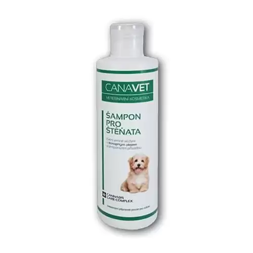 CANAVET šampon pro štěňata s antipar.přísadou Canabis 250 ml