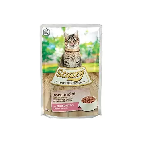 Stuzzy Cat kapsa Adult šunka prosciutto 85g