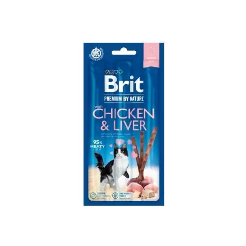 Brit Premium Cat by Nature Sticks Chicken&Liver(3pcs)