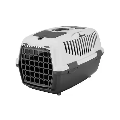 Transportní box CAPRI II, XS-S: 37x34x55cm (max. 8kg), tmavě šedá/světle šedá