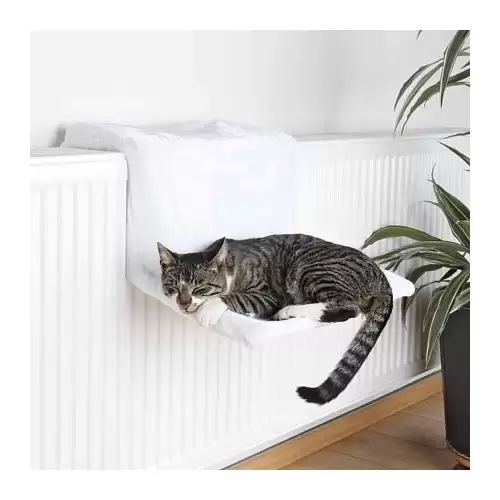 Závěsné lůžko na topení de Luxe 45 x 24 x 31 cm, bílá