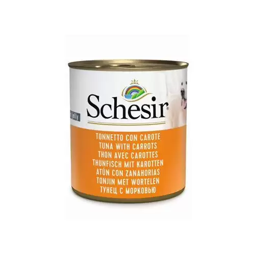 Schesir Dog konz. Adult tuňák/mrkev 285g