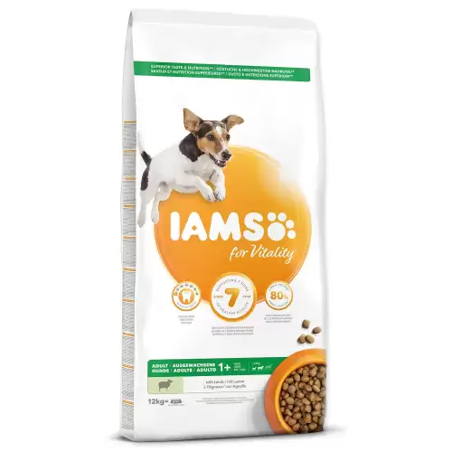 Krmivo IAMS Dog Adult Small & Medium Lamb 12kg 