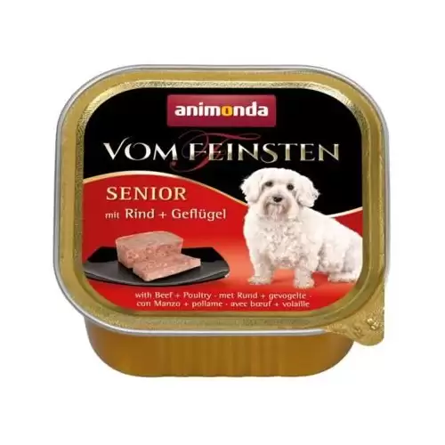 ANIMONDA paštika SENIOR - hovězí, kuře pro psy 150g