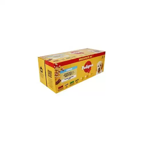 Pedigree kapsa Junior mas.výběr s rýží v želé 40x100g