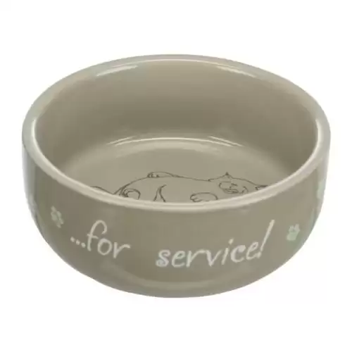 Keramická miska barevná s ležící kočkou 300ml/11cm