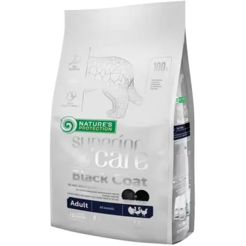  Nature's Protection Superior Care Dog Dry Black Coat Adult Poultry 1,5 kg