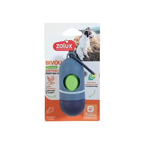 Zásobník sáčků na exkrementy BIVOUAK modrá Zolux