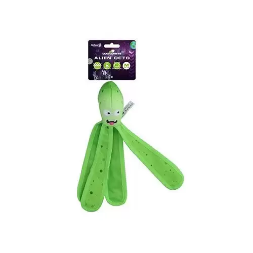 Hračka pes Dog Comets Alien Octo M 28cm zelená
