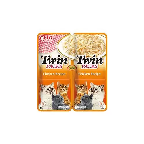 Churu Cat Twin Packs Chicken in Broth 2x40g