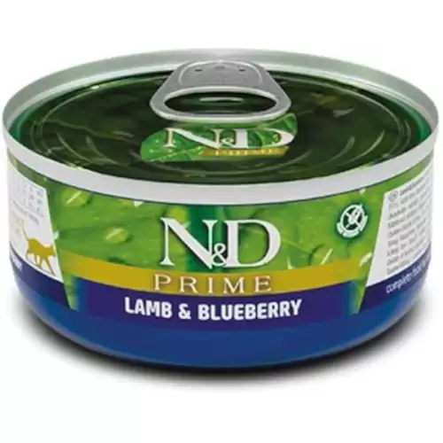  N&D PRIME Cat konz. Lamb & Blueberry 70 g