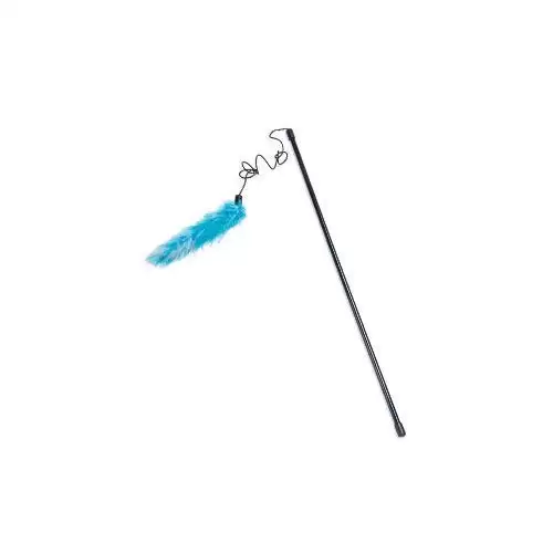 Hračka kočka Udice s péřovým boa 50cm KAR