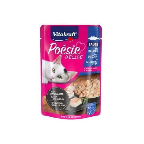 Vitakraft Cat Poésie Déli Sauce kapsička treska tm. 85g
