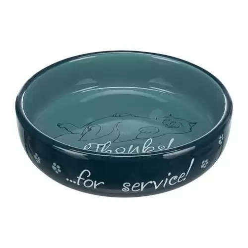 Keramická miska nízká pro kočky s krátkým čenichem 0,3 l / o 15 cm různé barvy