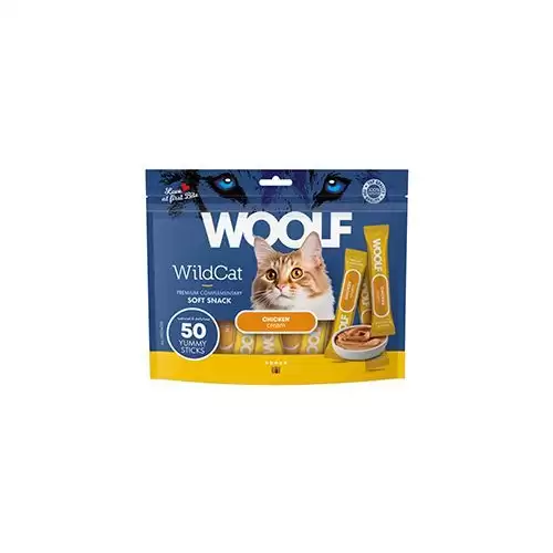 WOOLF WildCat Cream Regular Chicken 50x14g