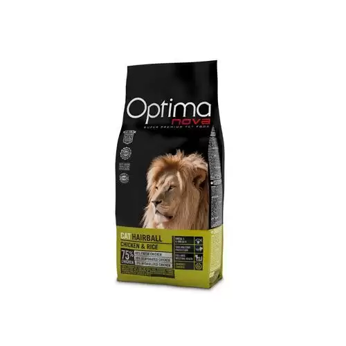 Optima Nova Cat Hairball Chicken&Rice 8kg