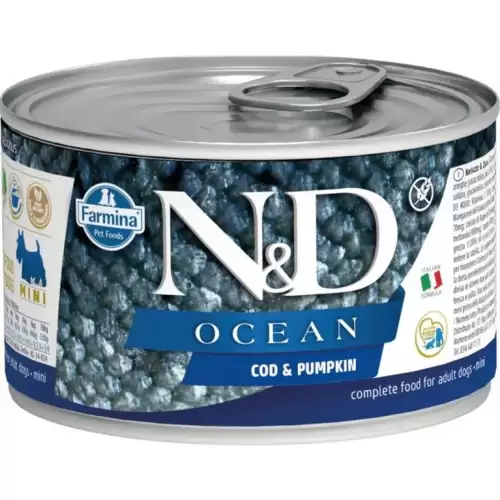  N&D OCEAN Dog konz. Cod & Pumpkin Mini 140 g