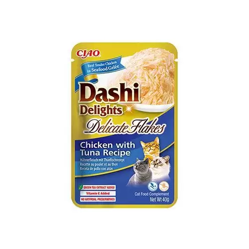 Churu Cat Dashi Delights Deli Flakes Chick&Tuna 40g