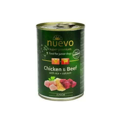 Nuevo pes Junior Kuřecí a Hovězí konz. 400g