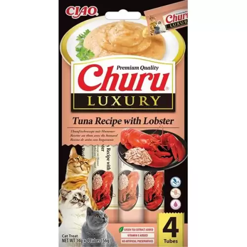  Inaba Churu Cat Luxury tuňák s humrem 4x 14g