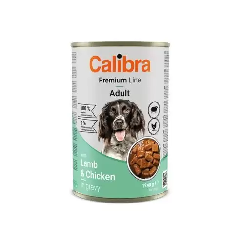 Calibra Dog Premium konz. with Lamb&Chicken 1240g