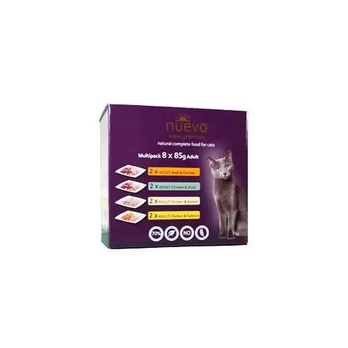 Nuevo kočka kapsa Adult Multipack 8x85g