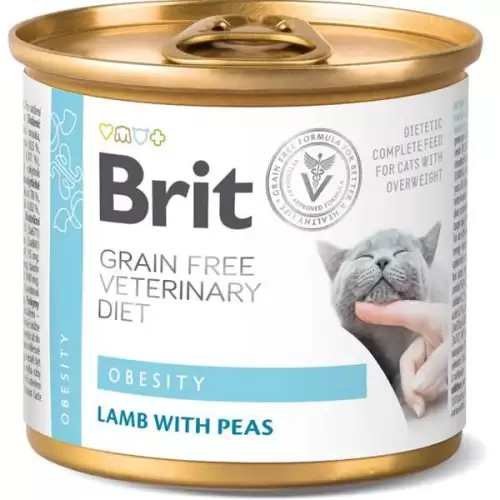  Brit Veterinary Diets Cat konz. Obesity 200 g