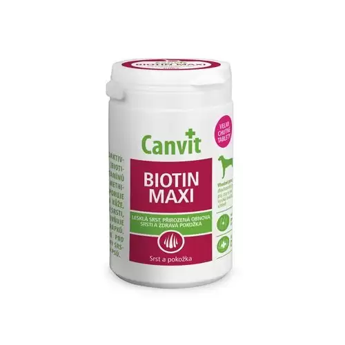 Canvit Biotin Maxi pro psy ochucený 230g
