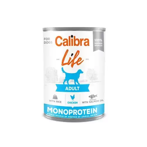 Calibra Dog Life  konz.Adult Chicken with rice 400g