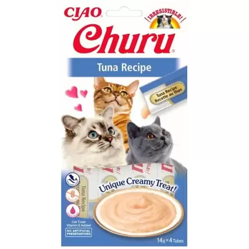  Inaba Churu cat snack Tuňák 4x 14g