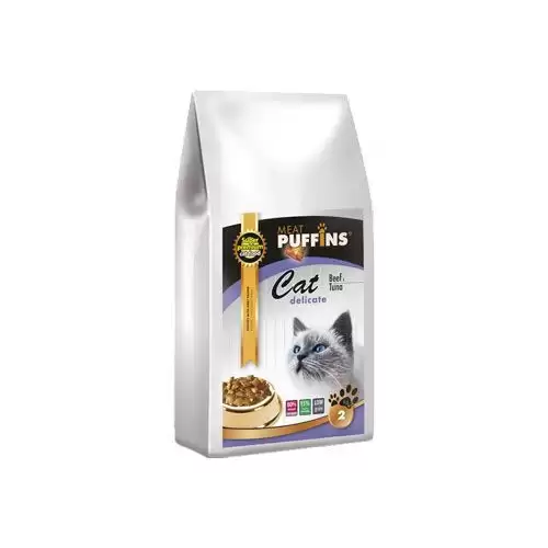 Puffins Cat Delicate Beef&Tuna 2kg
