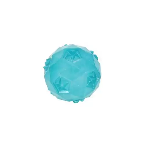 Hračka pes BALL TPR POP míček 6cm tyrkysová Zolux