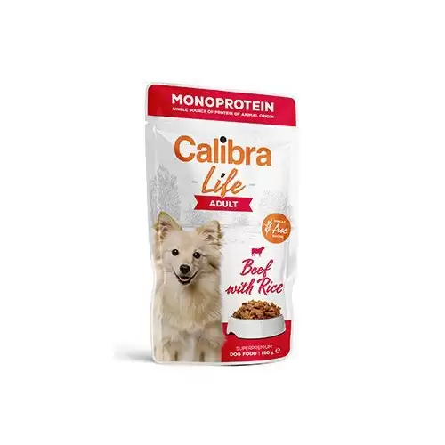 Calibra Dog Life kapsa Adult Beef 150g