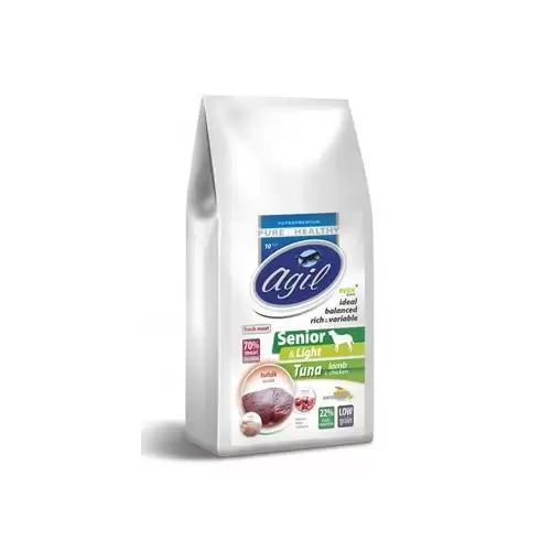 Agil Senior&Light Low Grain Tuna&Lamb&Chicken 10kg