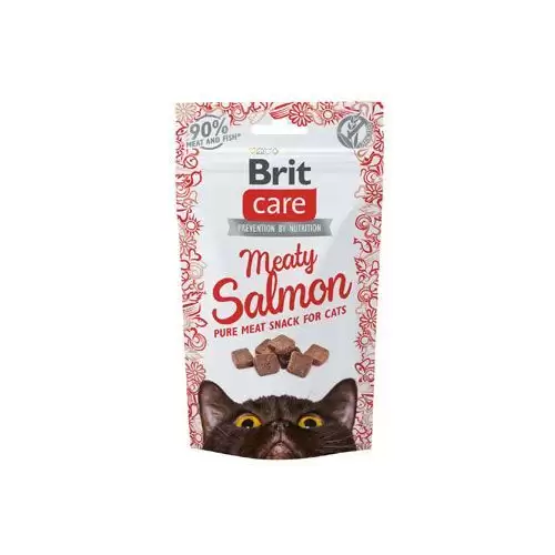 Brit Care Cat Snack Meaty Salmon 50g