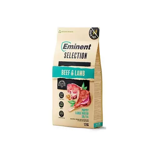 Eminent Dog Selection Puppy Large Breed Beef&Lamb 12kg