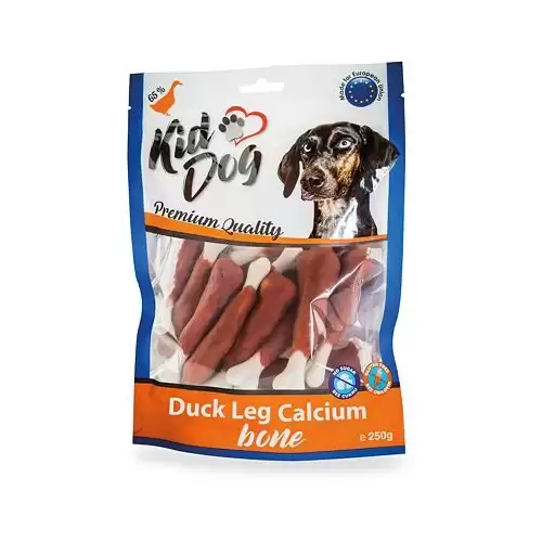 KIDDOG kachní stehýnko s kalciovou kostičkou 250 g
